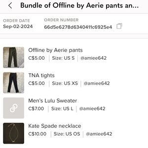 Bundle for aimee642